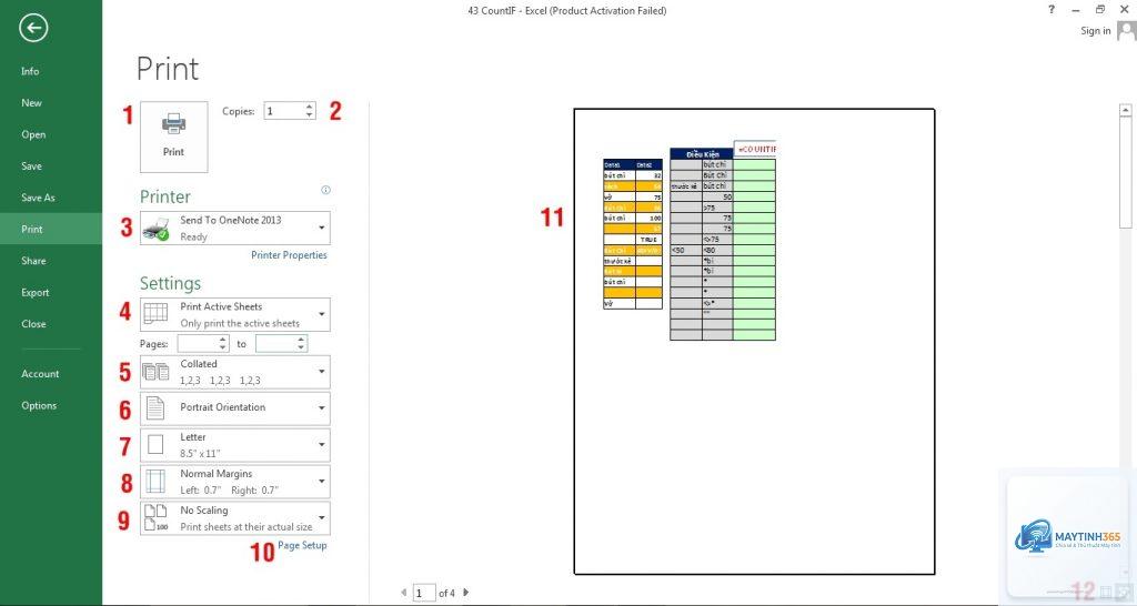 máy in không in excel - Hình 3