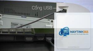 máy in không nhận usb cách sửa