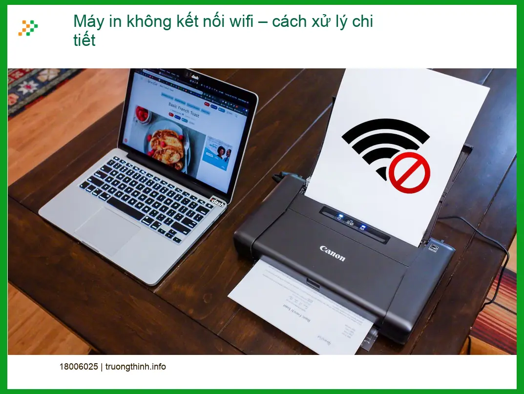 máy in không nhận wifi sau khi đổi mạng - Hình 1