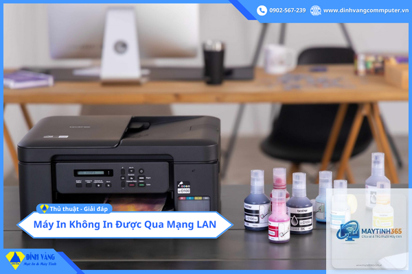 máy in không share được qua mạng LAN