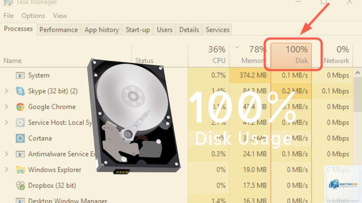 máy tính bị full disk 100% - Hình 5