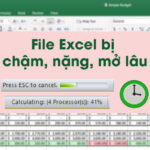Máy tính bị lag khi mở file Excel nặng: Nguyên nhân và giải pháp triệt để máy tính bị lag khi mở file excel nặng