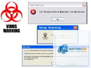 máy tính bị malware