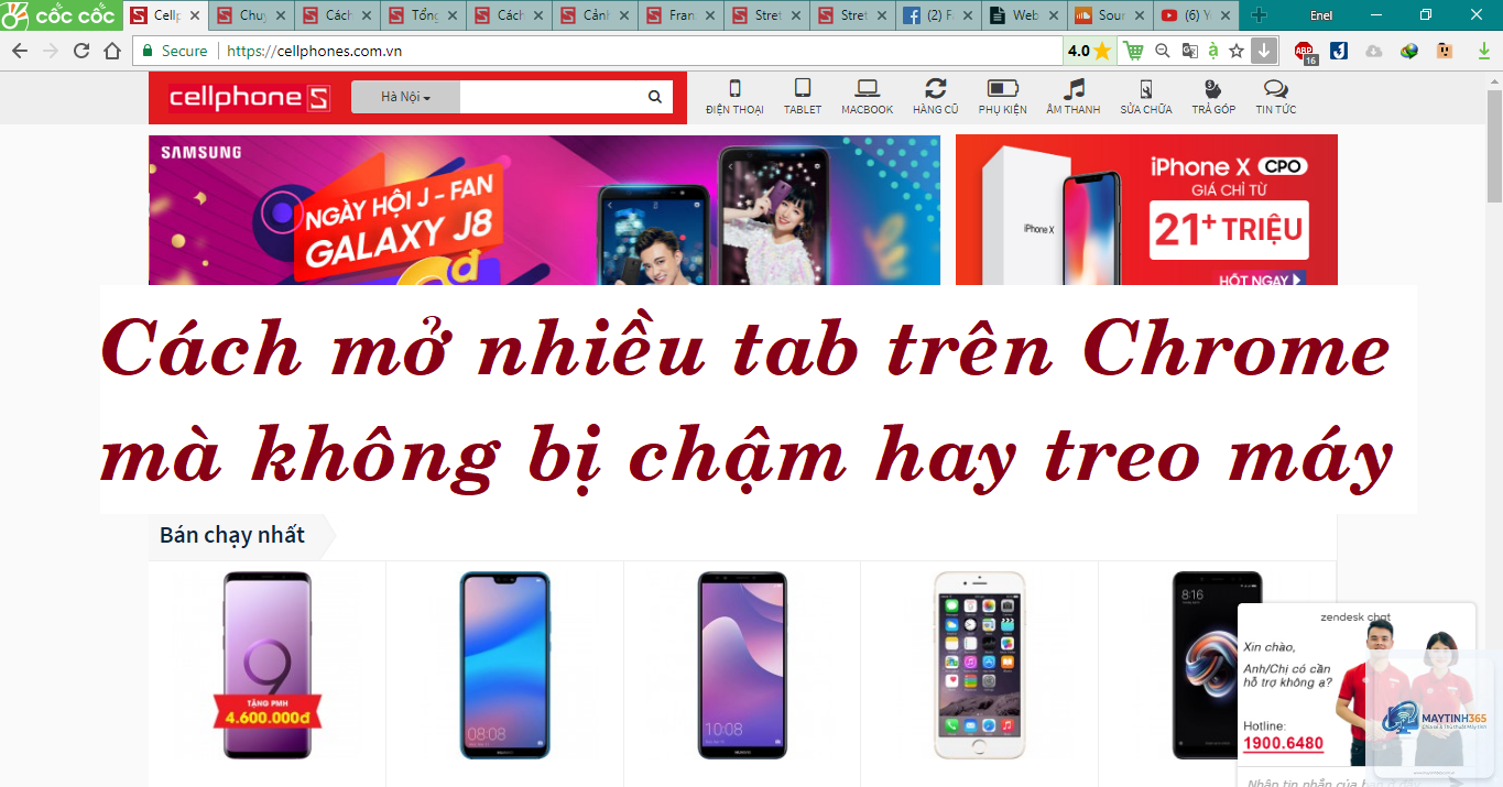 máy tính bị treo khi mở nhiều tab chrome - Hình 5