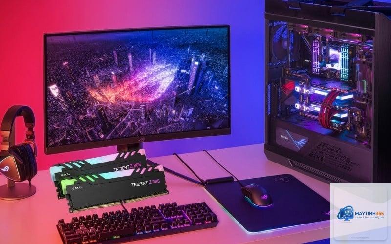 máy tính chơi game bị full ram