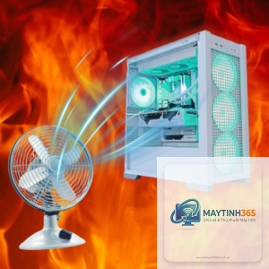 máy tính chơi game bị nóng