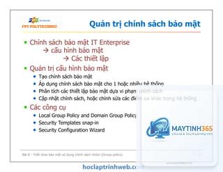 mẹo bảo mật bằng group policy - Hình 2