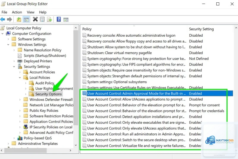 mẹo bảo mật bằng group policy