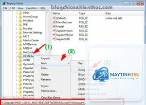 mẹo cá nhân hóa windows bằng registry