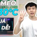 mẹo giảm nhiệt laptop