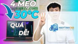 mẹo giảm nhiệt laptop
