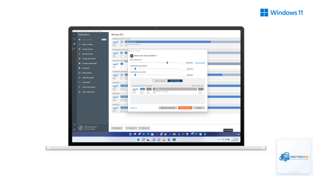 mẹo quản lý hdd windows 11