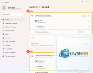 mẹo sound settings windows 11