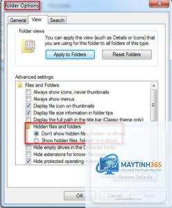 mẹo sử dụng folder options