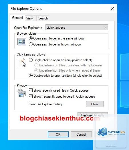 mẹo sử dụng folder options - Hình 3
