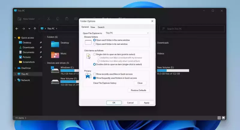 mẹo sử dụng folder options - Hình 5