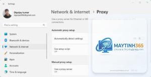 mẹo sử dụng proxy windows 11