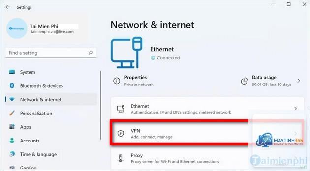 mẹo sử dụng vpn windows 11 - Hình 3