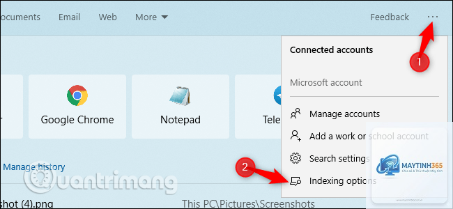 mẹo tìm kiếm nhanh trên start menu - Hình 3