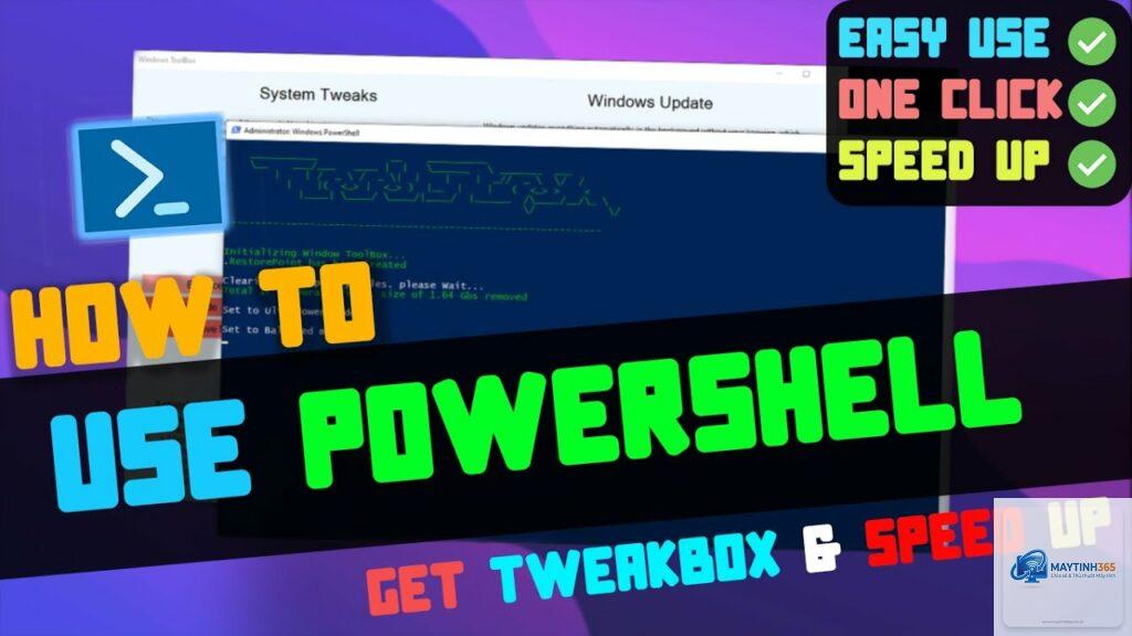 mẹo tối ưu windows bằng powershell
