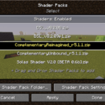 minecraft bị lỗi shader