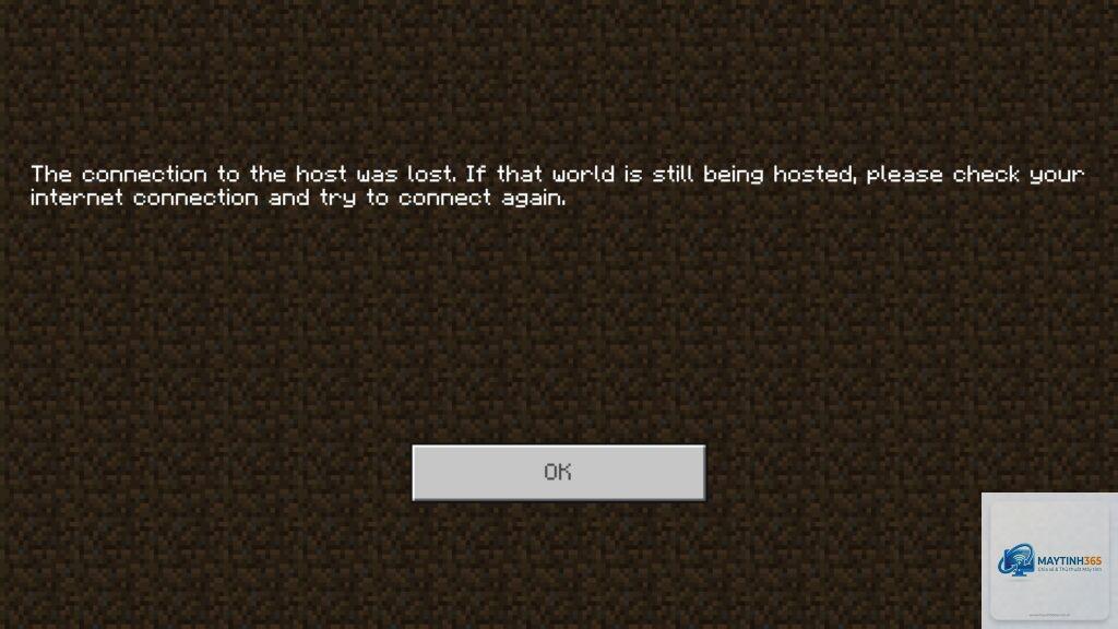 minecraft không vào được world