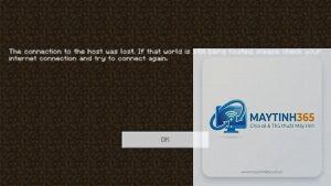 minecraft không vào được world