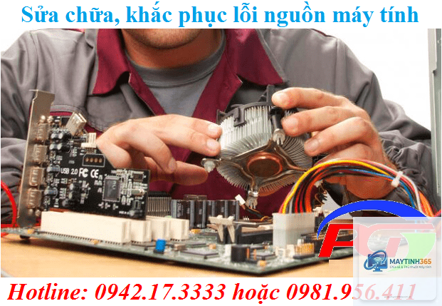 nguồn máy tính bị hỏng