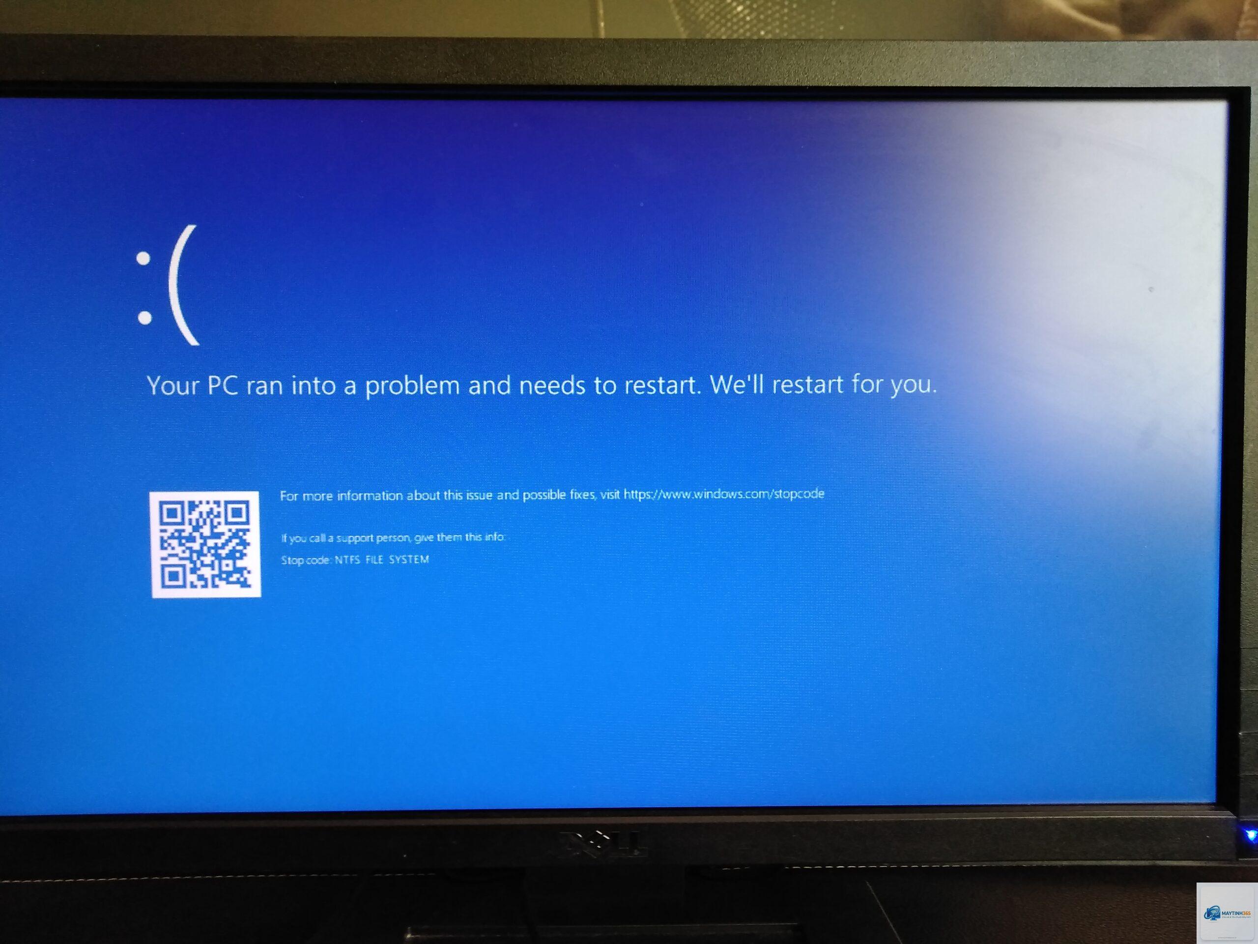 ntfs file system bsod - Hình 2