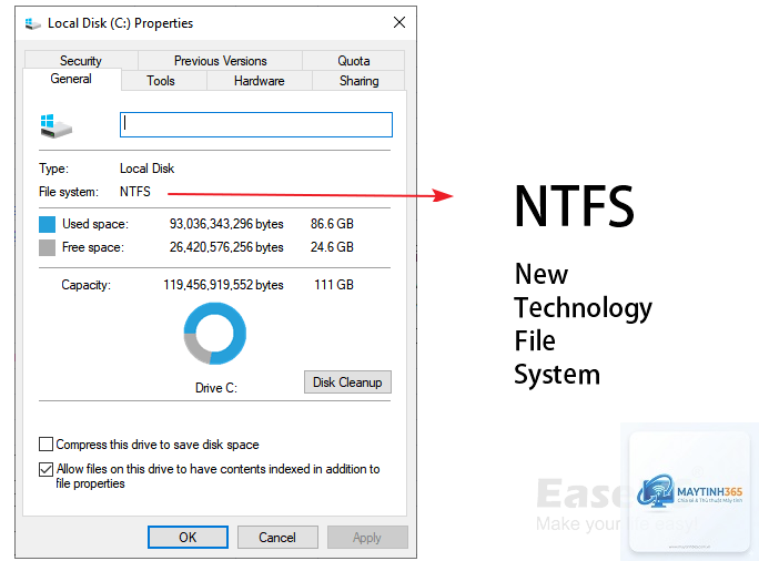 ntfs file system windows