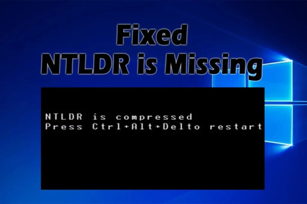 ntldr is missing windows