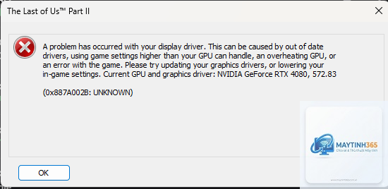 nvidia driver bị crash khi chơi game - Hình 4