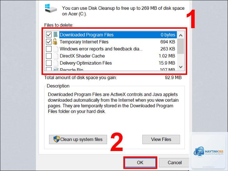 ổ cứng bị đầy nhưng không thấy file - Hình 4