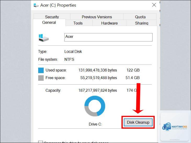 ổ cứng bị đầy nhưng không thấy file - Hình 5