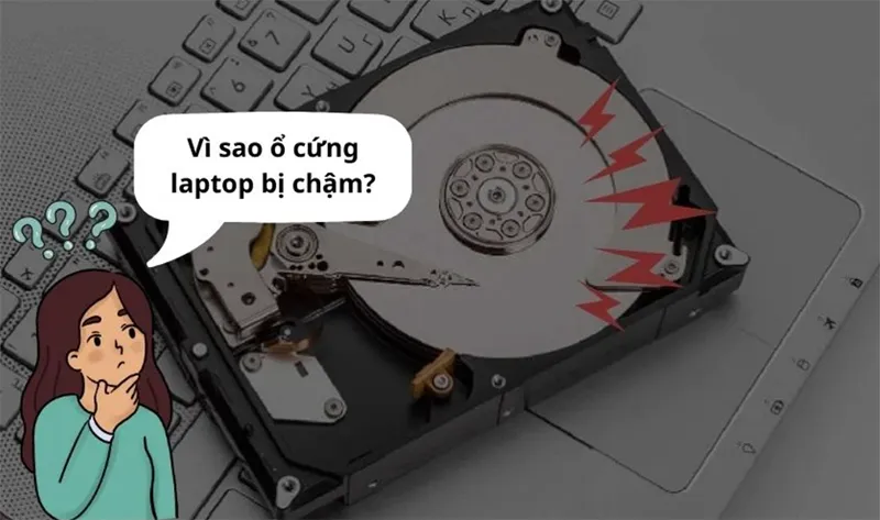 ổ cứng chạy chậm cách sửa
