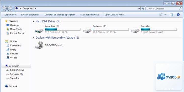 ổ cứng không hiện trong my computer - Hình 2