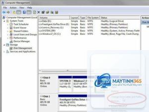 ổ cứng không hiện trong my computer