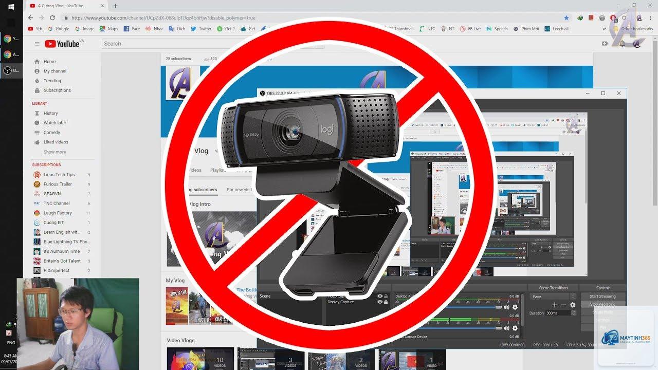 obs không nhận camera - Hình 1
