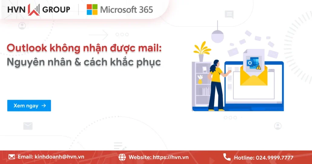 outlook không nhận mail cách sửa - Hình 5