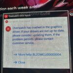 overwatch bị crash