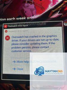 overwatch bị crash