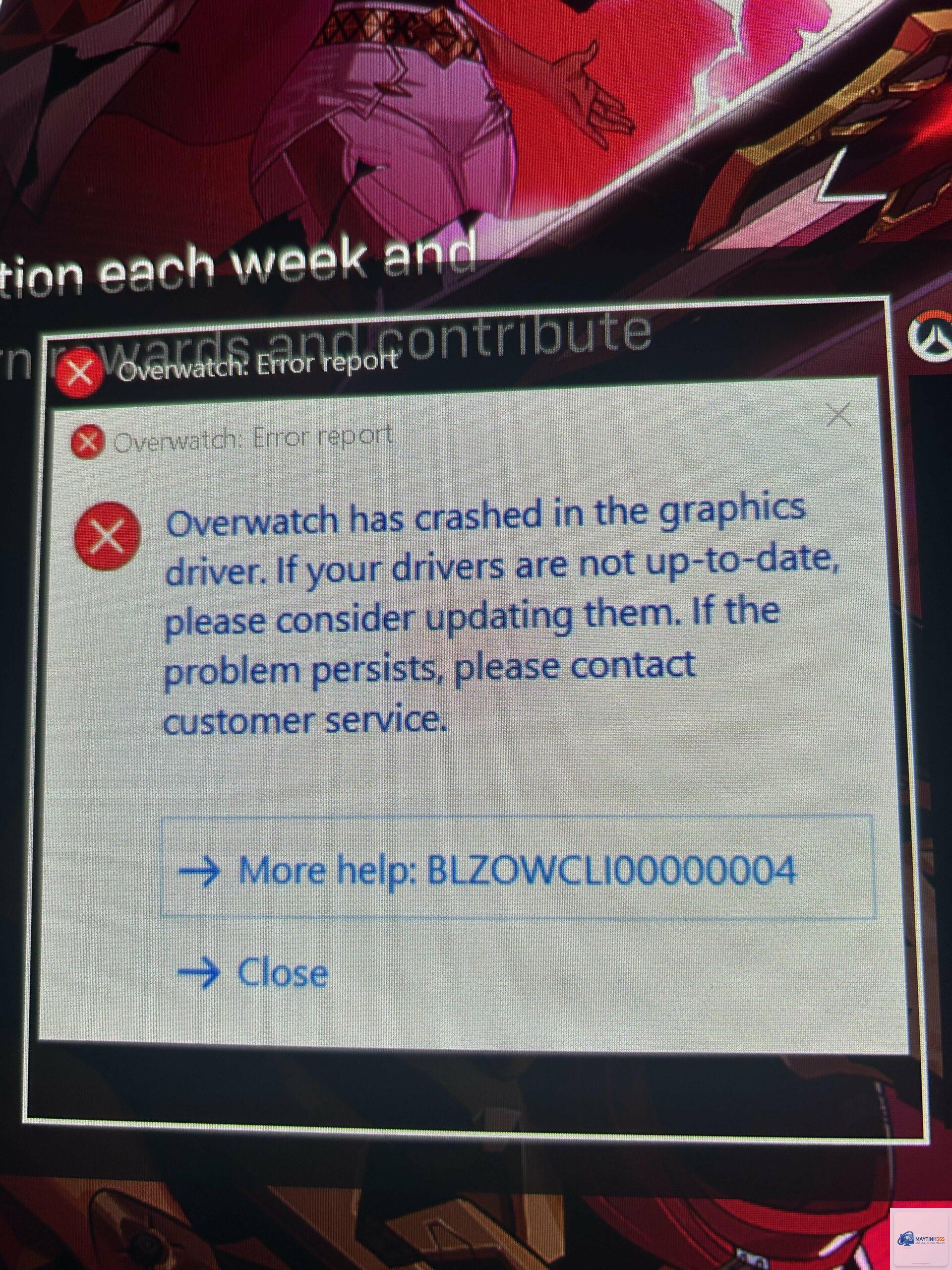 overwatch bị crash - Hình 1