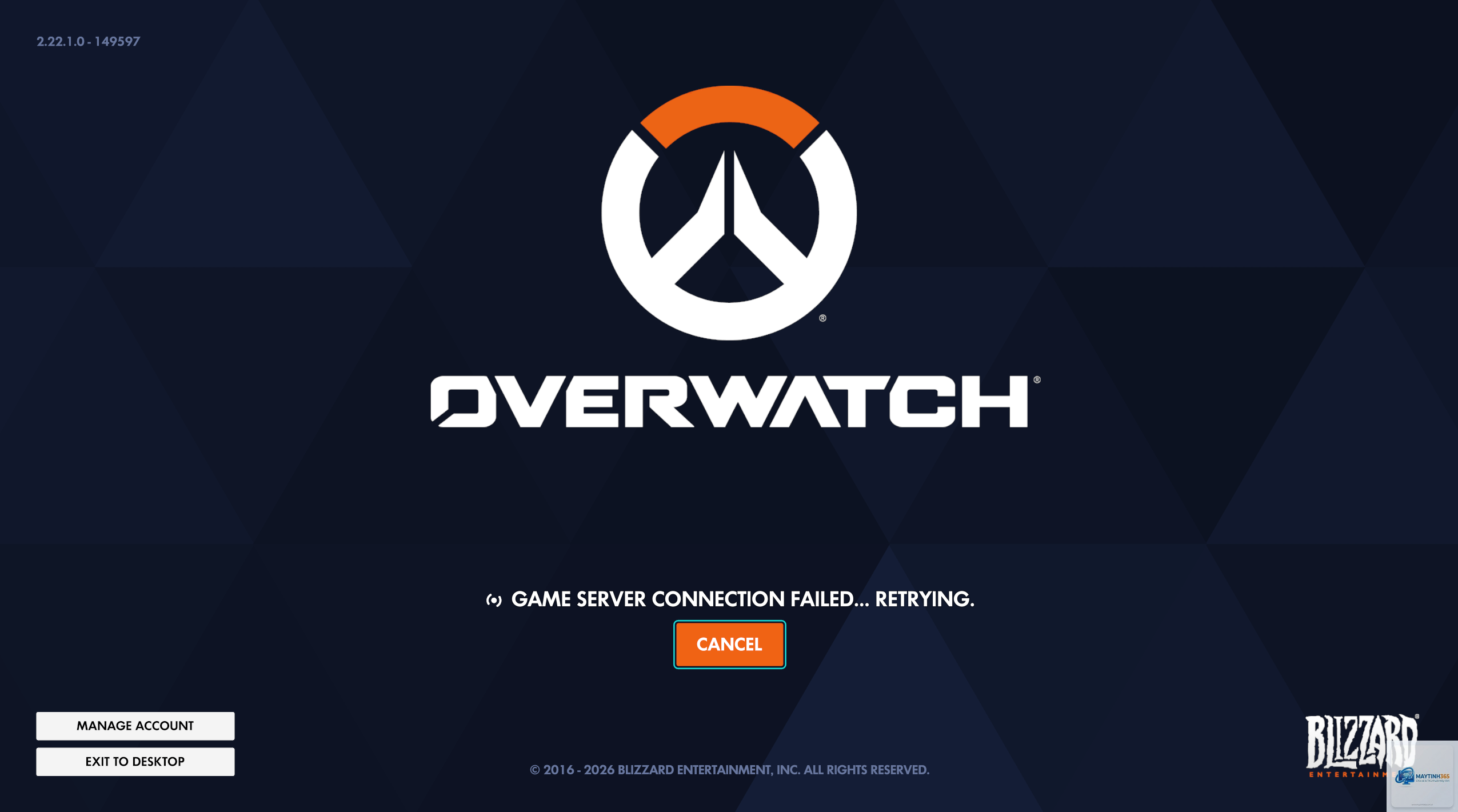 overwatch bị lỗi server - Hình 1