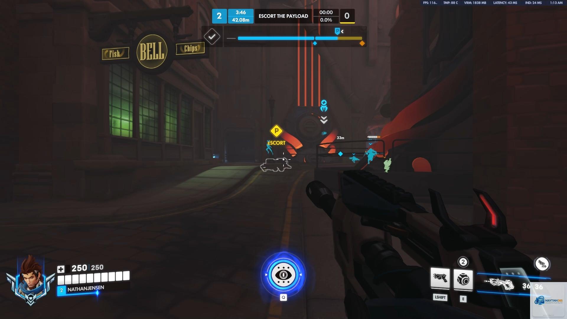 overwatch bị tụt fps - Hình 1