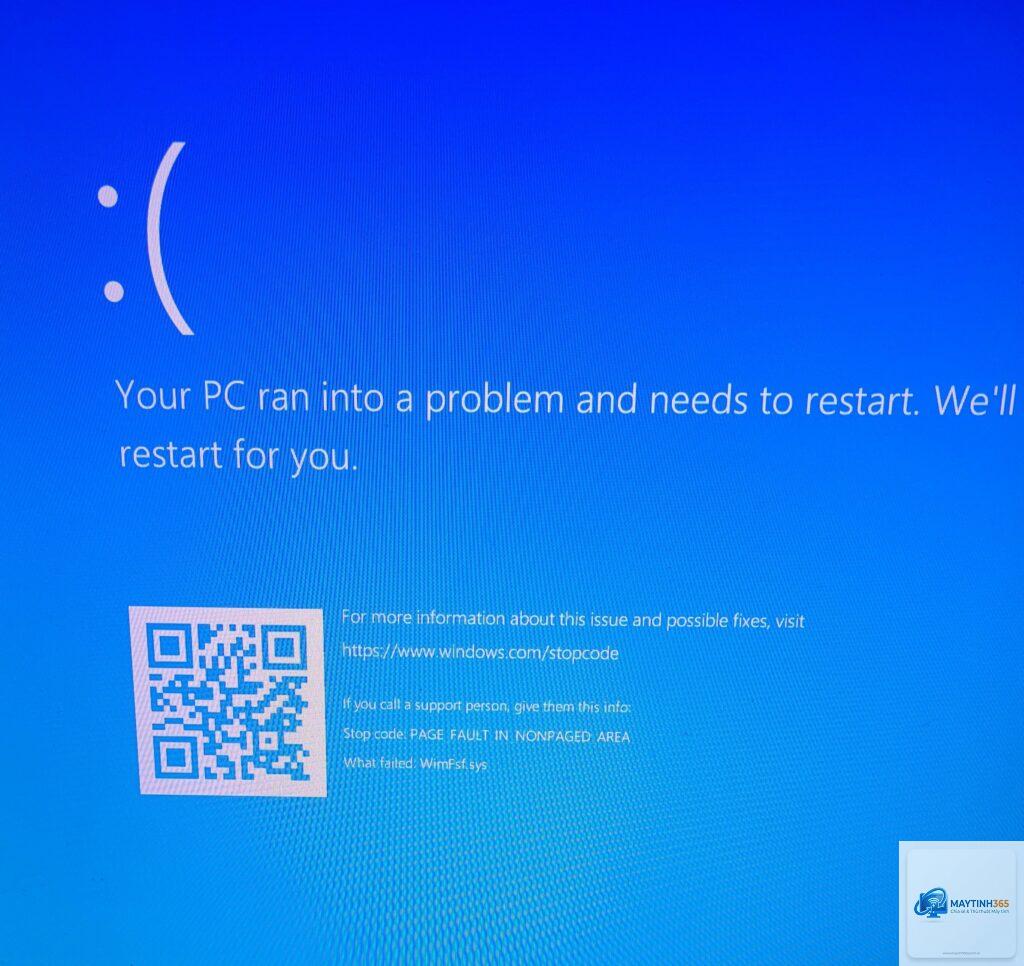 page fault in nonpaged area ssd