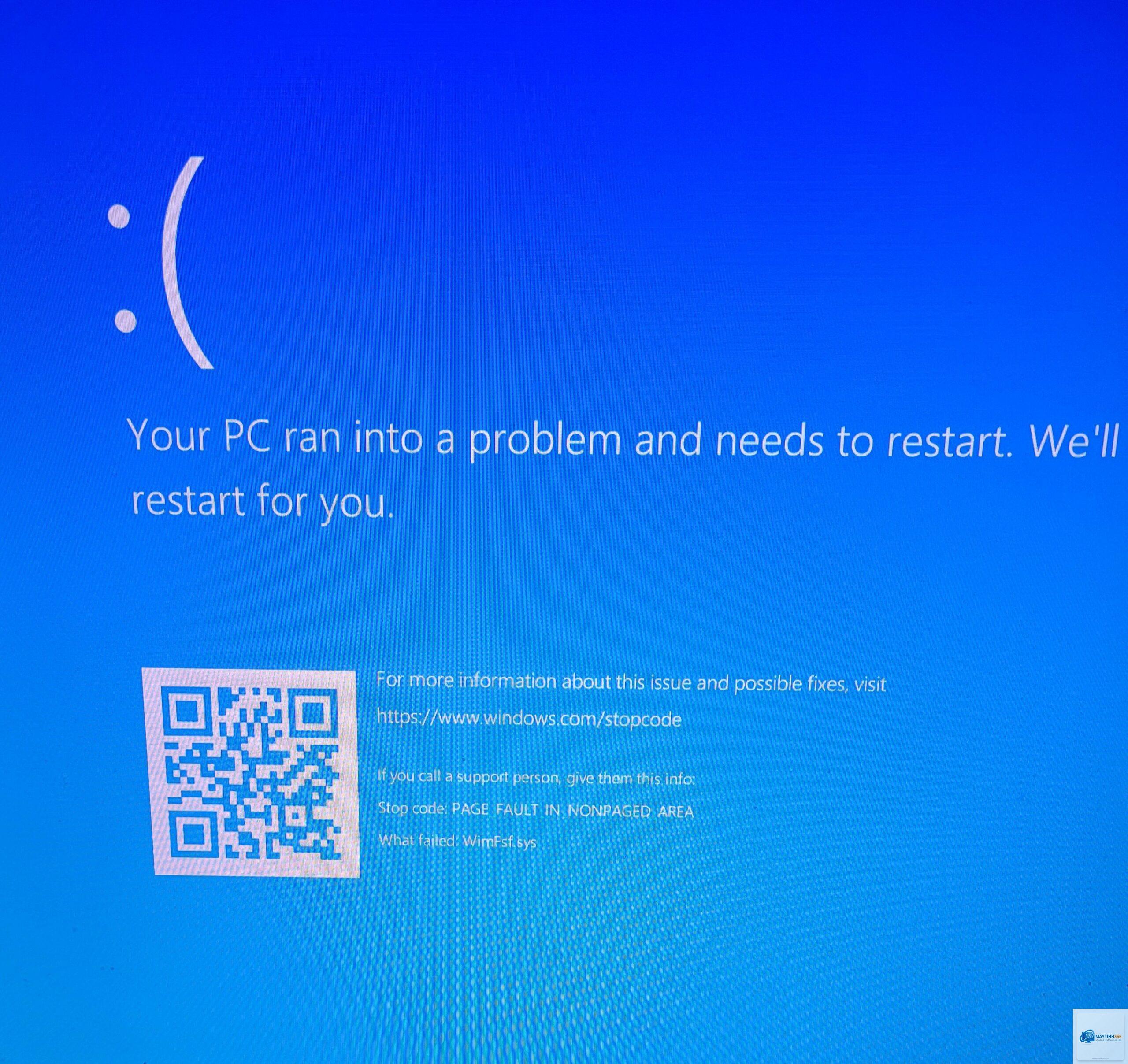 page fault in nonpaged area ssd - Hình 1