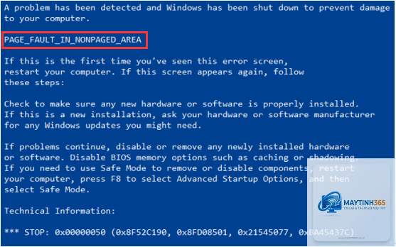 page fault in nonpaged area windows - Hình 4