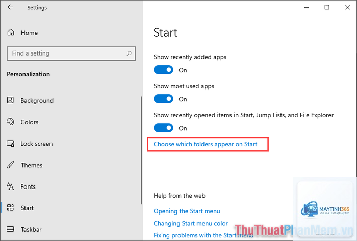 phím tắt quản lý start menu - Hình 5