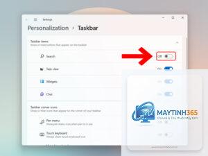phím tắt search taskbar
