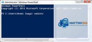 powershell cmdlet là gì
